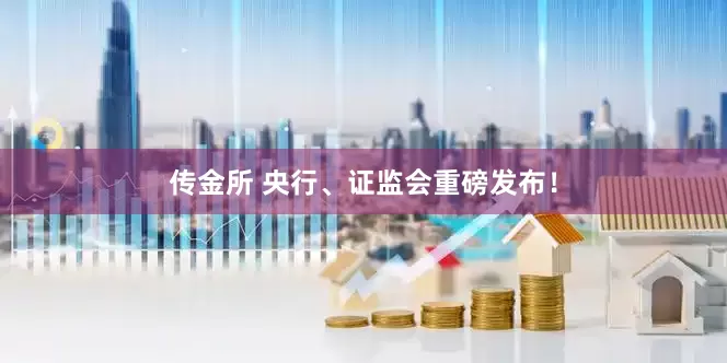 传金所 央行、证监会重磅发布！